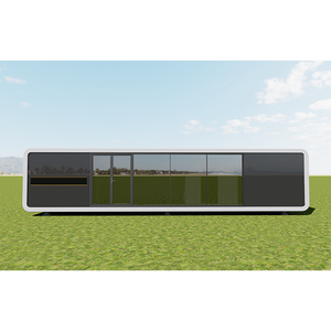 Container Modulare in Acciaio da 20ft/40ft, Casa/Ufficio/Negozio Portatile Prefabbricato di Lusso in Stile Europeo, Ecologico per Esterni - Product Image 2