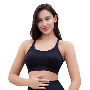 Reggiseno da <span class=keywords><strong>Allattamento</strong></span> Comodo e Senza Cuciture Stile Europeo-Americano 2733 con Schienale Incrociato e Push-up <span class=keywords><strong>per</strong></span> Maternità e <span class=keywords><strong>Allattamento</strong></span> - Product Image 6