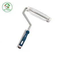 Poignée de peinture en caoutchouc PP + TPR, double couleur, vis souple, rouleau, brosse