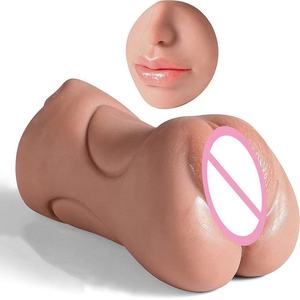 Masturbateur masculin manuel réaliste 3 canaux de haute qualité avec moule de hanche réaliste pour le <span class=keywords><strong>vagin</strong></span>, l'anus et la bouche, pour jouets sexuels masculins - Product Image 1