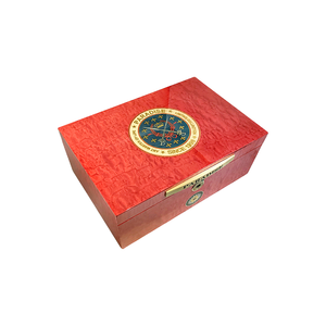 Luxury humidor Italy design cigar cases Spanish Cedar Wood Humidor Cigar Cabinet Classic Red S Cigar humidor