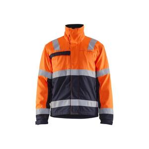 BLAKLADER - 4069151353894XL Multinorm <b>Hi</b>-<b>Vis</b> winter <b>jacket</b> <b>Orange</b>/Navy blue - EAN 7330509716717 FLAME RESISTANT WORKWEAR - Product Image 1