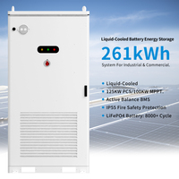 Système solaire conteneurisé 261 kWh, kits de stockage d'énergie avec cellules de qualité A pour sites miniers, directement du fabricant