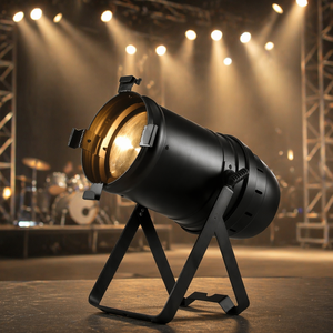 ไฟพาร์ <span class=keywords><strong>LED</strong></span> ซูม COB กันน้ำ 100W <span class=keywords><strong>Par</strong></span> 64 IP44 แสงขาว/แสงวอร์มไวท์ สำหรับงานดีเจ Z100 เหมาะสำหรับงานแต่งงาน งานอีเว้นท์ งานปาร์ตี้ คอนเสิร์ต - Product Image 1