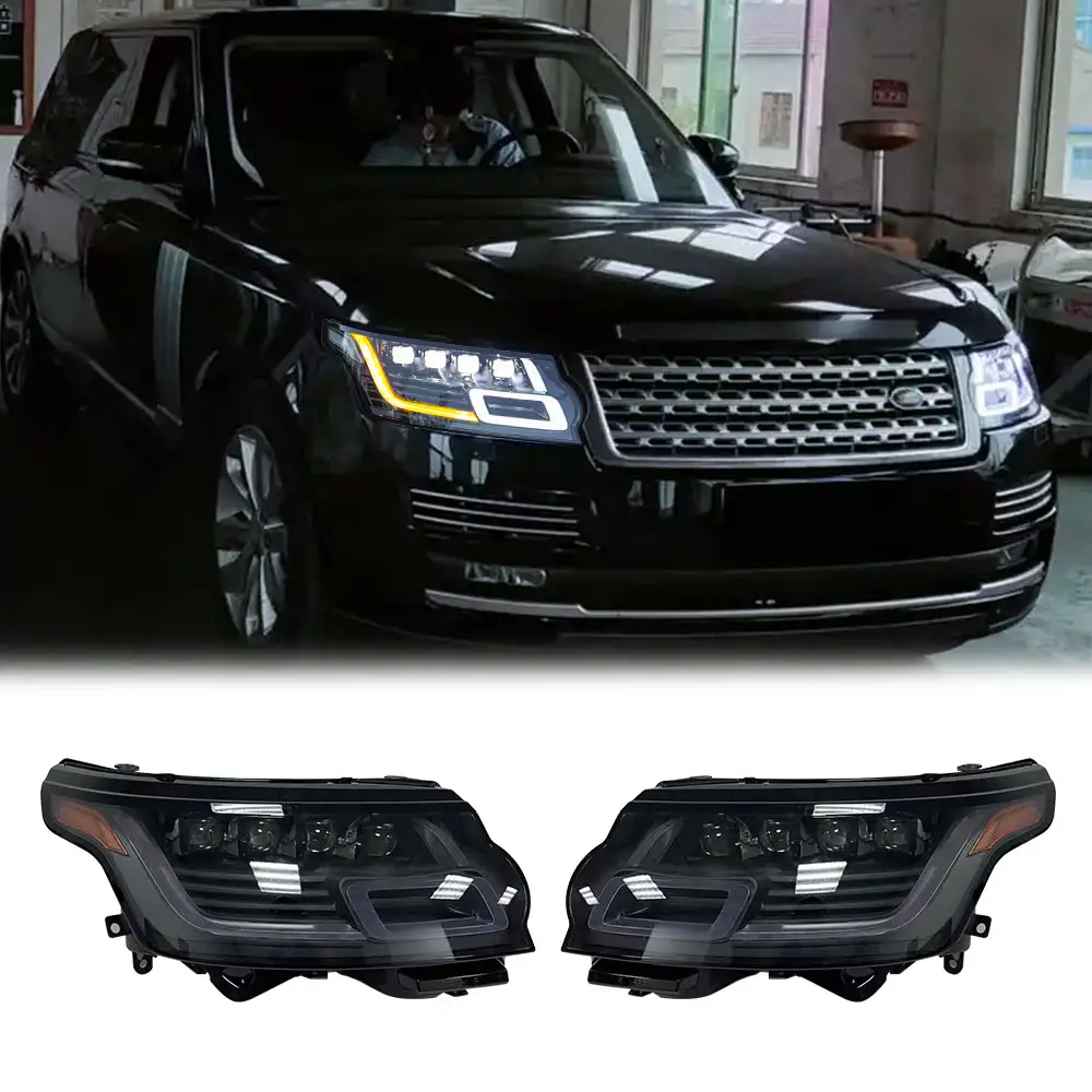 Fabrika fiyat yükseltme 4 Lens Matrix Led far Range Rover Vogue için far 2014-2017