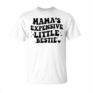 Camiseta a juego para mamá y yo: La pequeña amiga de mamá más carita y adorable - Product Image 2