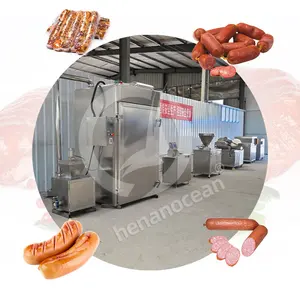 OCEAN Sausage Stuffer Beef Sausage Roll Production Line Sausage Make Machine Automatic