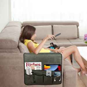 Cross-border Spot Goods Sofa Handrail Storage Box Sofa Hanging <b>Bag</b> <b>Tablet</b> Remote Control Bracket Sofa Hanging <b>Bag</b> - Product Image 2