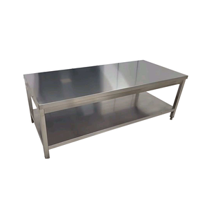 โต๊ะทำงานสแตนเลสเกรด 304 คุณภาพสูงสำหรับเชิงพาณิชย์ พร้อมการรับประกัน 5 ปี รับน้ำหนักได้มาก เหมาะสำหรับโรงแรมและร้านอาหาร - Product Image 1