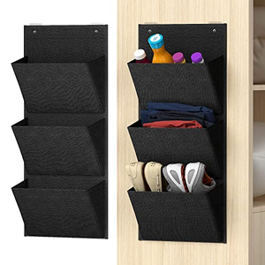 Organisateur mural suspendu 2 pièces pour chaussures, rangement pour paires de baskets et bottes grandes tailles, support de porte-chaussures pour porte - Product Image 1