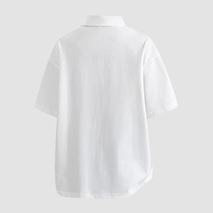 Camisetas Polo de Algodón Transpirables de Manga Corta, Holgadas, Casuales de Verano, con Logotipo Personalizado OME para Hombre - Product Image 2