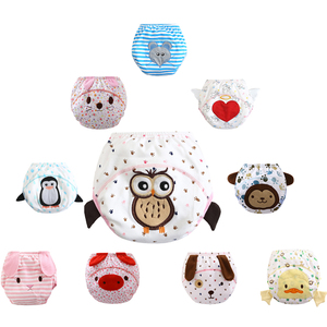 Pantaloni da allenamento per bambini in cotone Anti-batteri impermeabili pannolini lavabili mutande per bambini - Product Image 1