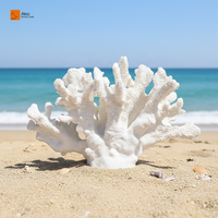 Sculpture en résine de corail simulé peinte à la main, écologique, élégante, ornement de bureau, décoration artistique pour Thanksgiving, cadeau d'affaires