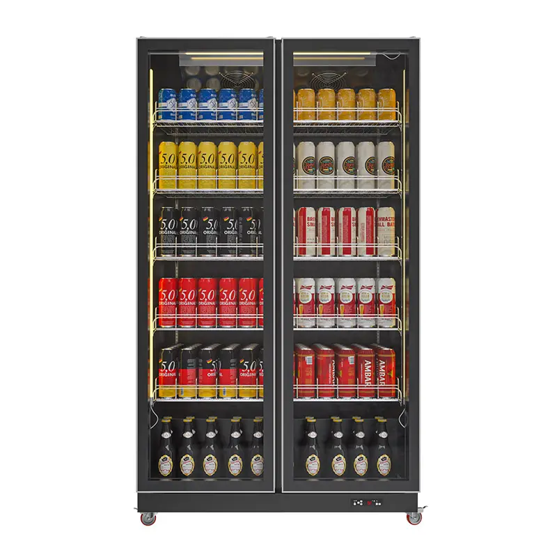 Neues Design zurück Bar Lagerung Schaufenster aufrecht Bier kühler Kühlschrank