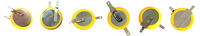 Lampe de poche Led CR3032 pile bouton pile lithium 3v CR3032 cr2032 avec languettes à souder