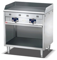 Grill à gaz à surface plate, grande capacité, température constante, machine à griller commerciale à haute efficacité pour la cuisson des steaks et des hamburgers