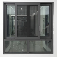 Ventanas Corredizas de Aleación de Aluminio con Rotura de Puente Térmico, Doble Acristalamiento, Vidrio Templado, Pantalla Integrada, Modernas, Insonorizadas, con Certificación Energy Star
