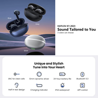 Original Haylou X1 2023 BT5.3 ENC llamadas claras 12mm Dynamic Driver 24H Duración de la batería IPX4 impermeable Auriculares estéreo inalámbricos verdaderos