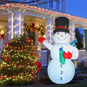 Neueste Weihnachts ferien Dekorationen Wärme Sublimation druck Aufblasbare Schneemann Dekorationen für Outdoor Yard Dekoration