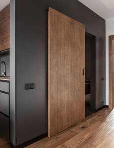 Puerta Corredera Minimalista con Riel Oculto, Puerta Interior sin Riel, Montada en la Pared - Product Image 2