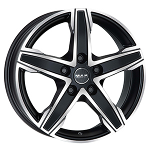 JANTES EN ALLIAGE MAK F65605KIB55KZ2 KING5 ICE BLACK 6,5J16 et55 5X130 cb78,1 - Product Image 1