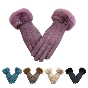 Guantes de Ciclismo Modernos con Pantalla Táctil, Transpirables, Casuales, para Uso Diario en Invierno, Material de Algodón/Spandex - Product Image 1