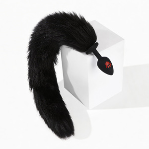 Juguetes Sexuales para Adultos, <span class=keywords><strong>Cola</strong></span> de Conejo o Zorro, Cosplay, Silicona Ecológica Impermeable, Tapón Anal para Juegos Divertidos y Juegos de Rol - Product Image 4