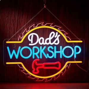 Lốp cửa hàng Neon dấu hiệu nhà để xe lốp cửa hàng dẫn ánh sáng cho tường trang trí tự động cung cấp dịch vụ xe sửa chữa hội thảo USB powered - Product Image 3