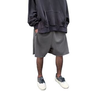 Pantalones Cortos Deportivos para Hombre, 100% Algodón, Cintura Elástica, Estilo Mid Board, Transpirables, para Gimnasio, Entrenamiento, Casuales y Cómodos - Product Image 1