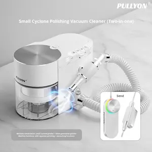 Mesin Bor Kuku Profesional Portabel Isi Ulang 2-in-1 Motor Tanpa Sikat Penghisap Debu Berisik Rendah untuk Salon Kuku - Product Image 1