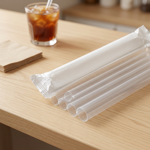 Pajitas Ecológicas Biodegradables 100% PLA Jiuzhou 12x21 - El Mejor Proveedor de Té de Burbujas de Taiwán para Uso Comercial - Product Image 3