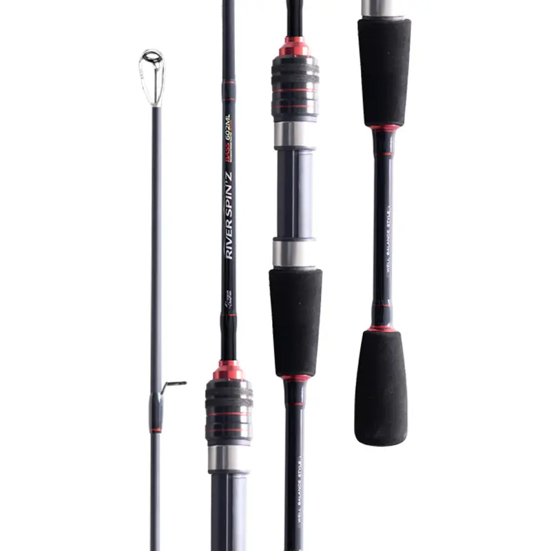 ANYFISH RIVER SPIN Spinning Rod 662ML/602ML Fuji Guide Ring Bass ad alto tenore di carbonio spinning con Guide FUJI luce media