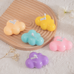 Bougies parfumées en cire de soja, pot en forme de nuage pour cadeau d'anniversaire saint-valentin - Product Image 6