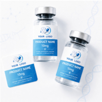 Pegatinas Personalizadas para Transferencia de Diseños Artísticos para Botellas de Vidrio y Cajas de Almacenamiento de Péptidos de 3ml y 10ml