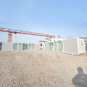 Casa Contenedor Rectangular de 11 Metros, Tipo Cabaña <span class=keywords><strong>Apple</strong></span>, Estructura Prefabricada de Placa de Acero Gruesa y Transpirable, Apartamento/Oficina Duradero - Product Image 6