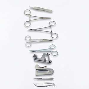 Ensemble chirurgical de classe I premium pour la chirurgie générale, certifié CE ISO13485, comprenant pinces manuelles, ciseaux, forceps et outils, garantie 1 an - Product Image 3