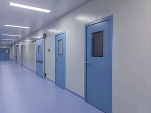 메칸 메디컬 병원 운영 극장 스테인레스 스틸 소재 밀폐 클린룸 자동 슬라이딩 밀폐 클린룸 도어 - Product Image 3