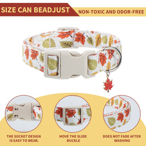 Collares para mascotas con colgante para perros y gatos, collar ajustable, suave y duradero, estampado, para perros pequeños, medianos y grandes, accesorios - Product Image 2