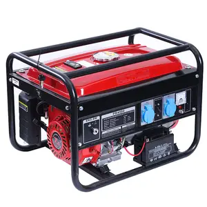 Gasoline Generator 50Hz Small Generator 220v Automatic Home Portable190F3kw5kw6kw Power Outdoor Electricity Industrial Equipment