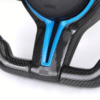 Volant personnalisé en fibre de carbone forgée pour BMW Série F F10 F30 E90 E92 E87 F46 F20 F21 F01 F08 F20 F30 M6 M3 M5