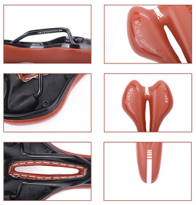Sillín de <span class=keywords><strong>Bicicleta</strong></span> WEST BIKING de Silicona Hueca para Carreras, <span class=keywords><strong>Asiento</strong></span> de <span class=keywords><strong>Bicicleta</strong></span> MTB de Alta Elasticidad y Transpirable, Cojín Cómodo para <span class=keywords><strong>Bicicleta</strong></span> de Carretera - Product Image 5