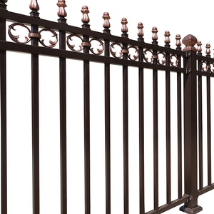 Clôture de jardin en fer forgé galvanisé, 10 m, prix d'usine - Product Image 6