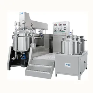 Máquina cosmética mezcladora homogeneizadora emulsionante al vacío para crema, pasta de loción, fabricación de línea de producción, mezcla al vacío - Product Image 1