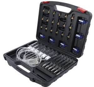 Kit de herramientas de prueba de flujo de inyector diésel 24 piezas conjunto de probador de combustible de adaptador de riel común - Product Image 3