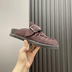 Mocasines de Cuero Genuino de Alta Gama al por Mayor de Fábrica con Puntera Cubierta y Suela Gruesa, Calzado Versátil Mueller - Product Image 5