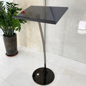 Podio de Acrílico Transparente con Base de Acero, Diseño Moderno, Mueble de <span class=keywords><strong>Teatro</strong></span> <span class=keywords><strong>para</strong></span> Exteriores, Escuelas e Iglesias - Product Image 1