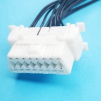 OBD 2 OBD II 16 Broches Scanner Connecteur Mâle À Femelle Diagnostique de Voiture de Câblage