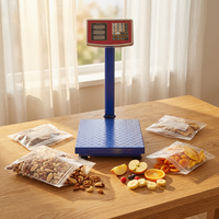 Balance électronique de table pour ferme, plateforme numérique alimentaire 150 kg, affichage LCD/LED en acier, précision 20g, OEM ODM