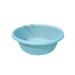Round Vegetable Washing <b>Basket</b> 38x15cm PP Material <b>Stackable</b> Food Storage <b>Basket</b> Kitchen Use - Product Image 5