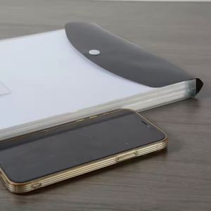 <b>A4</b> High-Capacity Loose Leaf <b>File</b> Bags with 11-Hole Binder Rings, Expandable Button and Label Pockets for School Home Office - Product Image 3